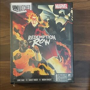 Marvel Unmatched Redemption Row with Fiery Artwork